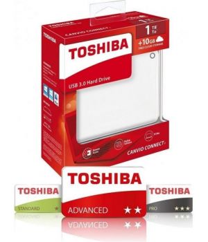 Toshiba Canvio Connect II 2TB USB3.0/White (HDTC820EW3CA)