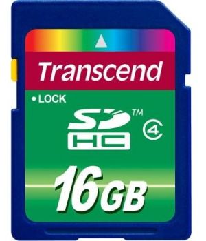 Transcend 16 GB SDHC Class 4 TS16GSDHC4