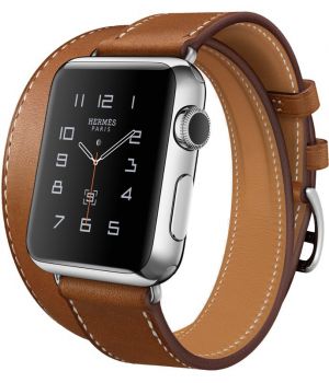 Apple Watch Hermes Double Tour 38mm with Fauve Barenia Leather Band