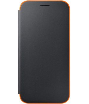 Samsung Neon Flip Cover for Galaxy A3 2017 A320 (EF-FA320PBEGRU) Black