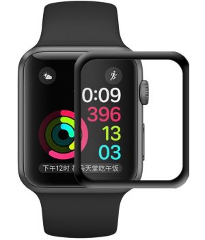 Simple Case 3D Glass Black for Apple Watch 42 mm