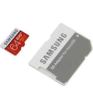 Samsung microSDXC 64GB EVO Plus Class 10 UHS-I + SD Adapter (MB-MC64DA)