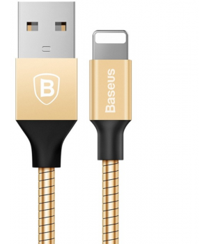 Baseus Mechanical Era Metal Lightning Cable 1m Gold