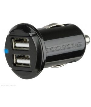 Scosche Dual 2.1A Car Charger reVOLT Pro C2 Black (USBC202M)