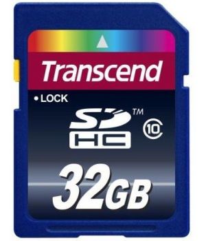 Transcend 32 GB SDHC Class 10 TS32GSDHC10