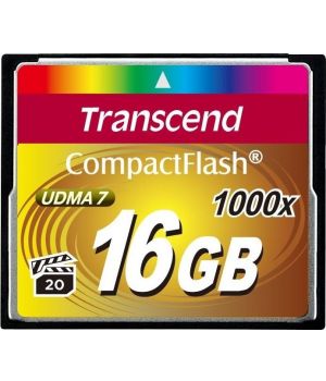 Transcend 16 GB 1000X CompactFlash Card TS16GCF1000