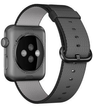 Apple Watch 42mm Woven Nylon Black (high copy)