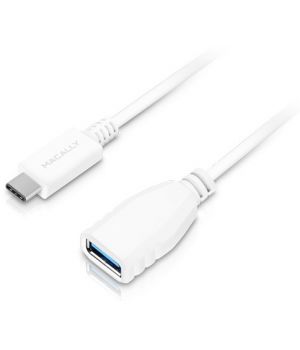 Macally Cable USB-C 3.1 to USB A Female adapter 15cm (UC3UAF-W) White