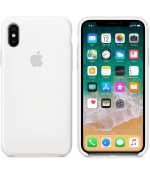 Apple iPhone X Silicone Case White (high copy)