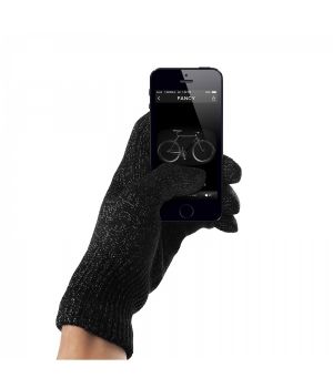 Mujjo Double-Layered Touchscreen Gloves M/L чёрные