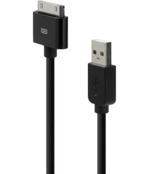 Belkin 30pin to USB 2.0 1.2m Black (F8Z328EA04-BLK)