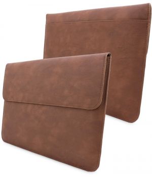 Simple Case Leather Convert Brown for Macbook 13