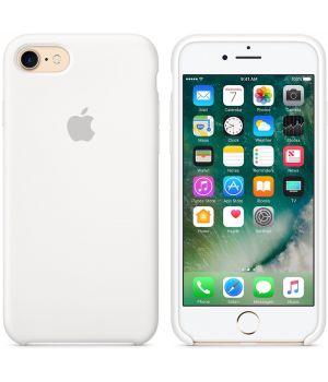 Apple iPhone 7 Silicone Case White (high copy)