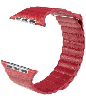 Apple Watch 38mm Leather Loop Red (high copy)