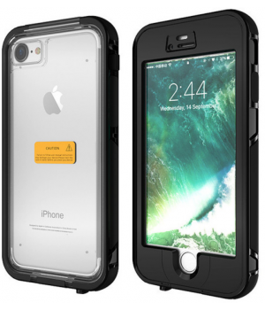 Floveme Shockproof Underwater Diving Waterproof Cases Black for iPhone 7 Plus