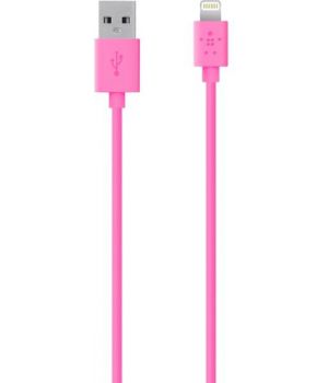 Belkin Lightning to USB 2.0 1.2m Pink (F8J023bt04-PNK)
