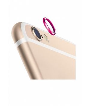 Simple Case Metal Lens for camera Pink iPhone 6/6 Plus
