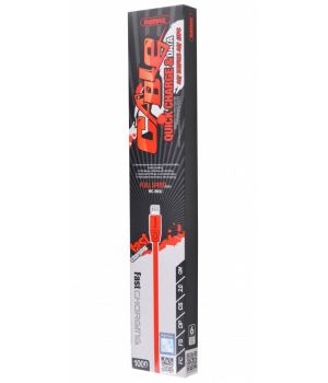 Remax Safe Charge Speed and Data Cable (1m) Red (RC-001i)