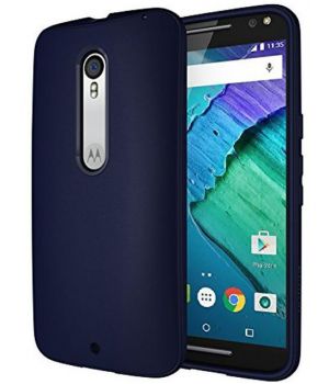 Motorola Moto X Pure Edition 16GB Natural Leather Silver Metallic Royal Blue
