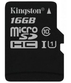 Kingston 16 GB microSDHC Class 10 UHS-I SDC10G2/16GBSP