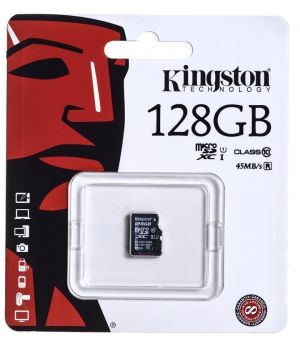 Kingston 128 GB microSDXC Class 10 UHS-I SDC10G2/128GBSP