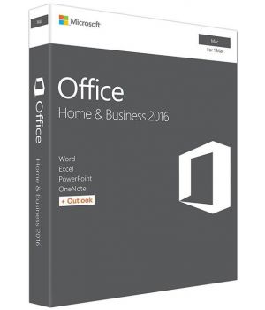 Microsoft Office Mac Home and Business 2016 English 1PK Medialess (W6F-00855)