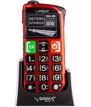 Sigma mobile Comfort 50 Light Dual SIM Red (UA UCRF)