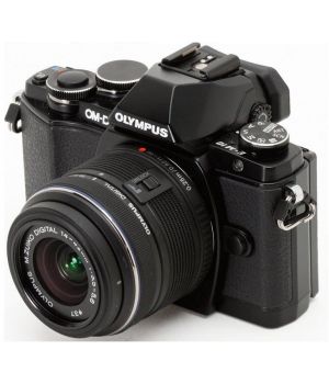 Olympus OM-D E-M10 kit (14-42mm) Pancake Zoom Black