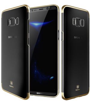 Baseus Glitter Shell Case Cover Golden for Samsung Galaxy S8