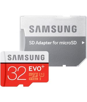 Samsung microSDHC 32GB EVO Plus Class 10 UHS-I + SD Adapter (MB-MC32DA)