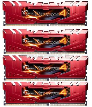 G.Skill Ripjaws 4 Series 16GB (4x4GB) DDR4 (PC4 19200) (F4-2400C15Q-16GRR2)