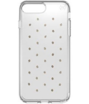 Speck Hazelnut Presidio Clear Print Etched Dot Silver for iPhone 7 Plus (SP-79985-5752)