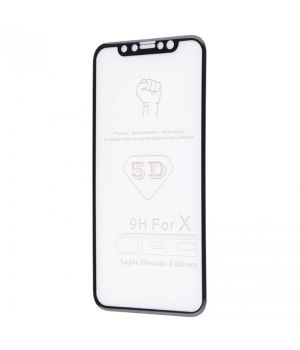 5D Glass Black for iPhone X