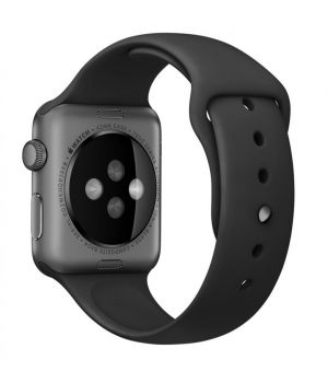 Apple Sport Band for Watch 42mm Black with Space Black Pin (MJ4N2)