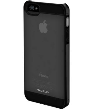 Macally See-Thru Hard Shell Case Black for iPhone 5/5S/SE (CURVEB-P5)