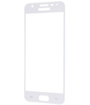Simple Case 2D Glass for Samsung Galaxy J3 2017 (J330F) White