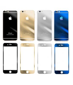 Simple Case Premium Mirror Tempered Glass Silver for iPhone 6