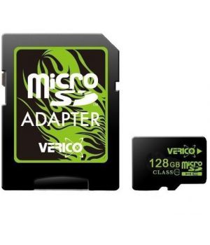 Verico 128 GB microSDXC class 10 SD adapter (VFE3-128G-V1E)