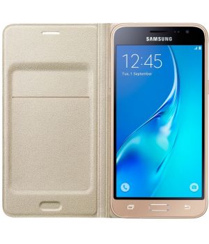 Samsung Flip Wallet for Galaxy J3 2016 J320H (EF-WJ320PFEGRU) Gold