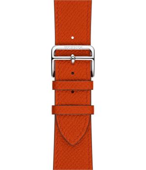 Apple Watch Hermes Leather Single Tour 42mm Feu Epsom (MMMW2)