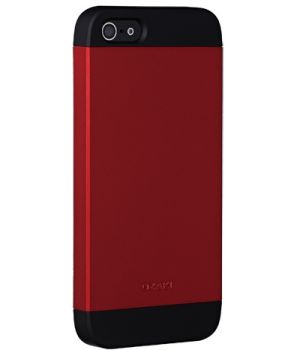 Ozaki O!coat Wardrobe for iPhone 5/5S Black/Red/Black (OC549BK/RD/BK)