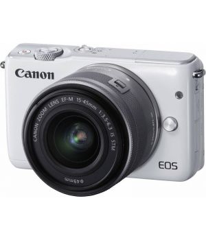 Canon EOS M10 kit (15-45mm) IS STM White (UA)